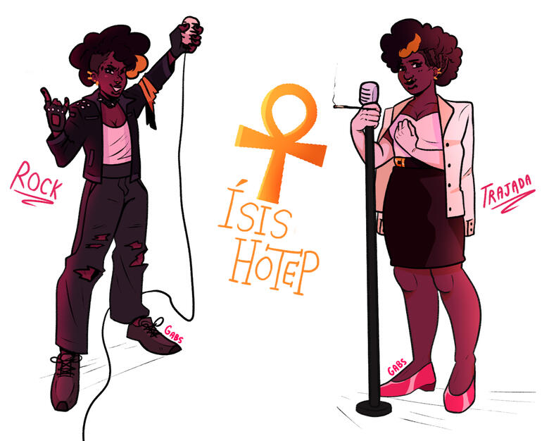 Corpo inteiro finalizado (isis, oc rpg, desing por akira)