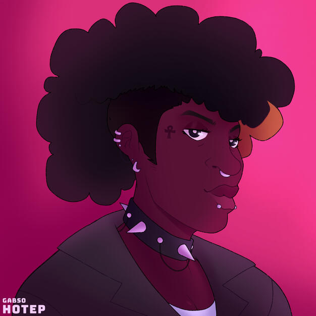 Busto Finalizado (Isis, oc rpg)