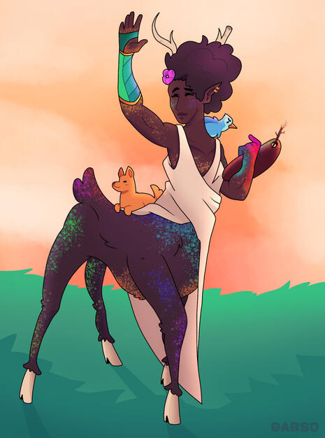 corpo inteiro finalizado (Centauro, maskedwolf)